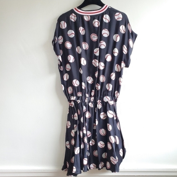 New Love Moschino Baseball Print Mini Dress NWOT Size 6 US - Picture 13 of 16